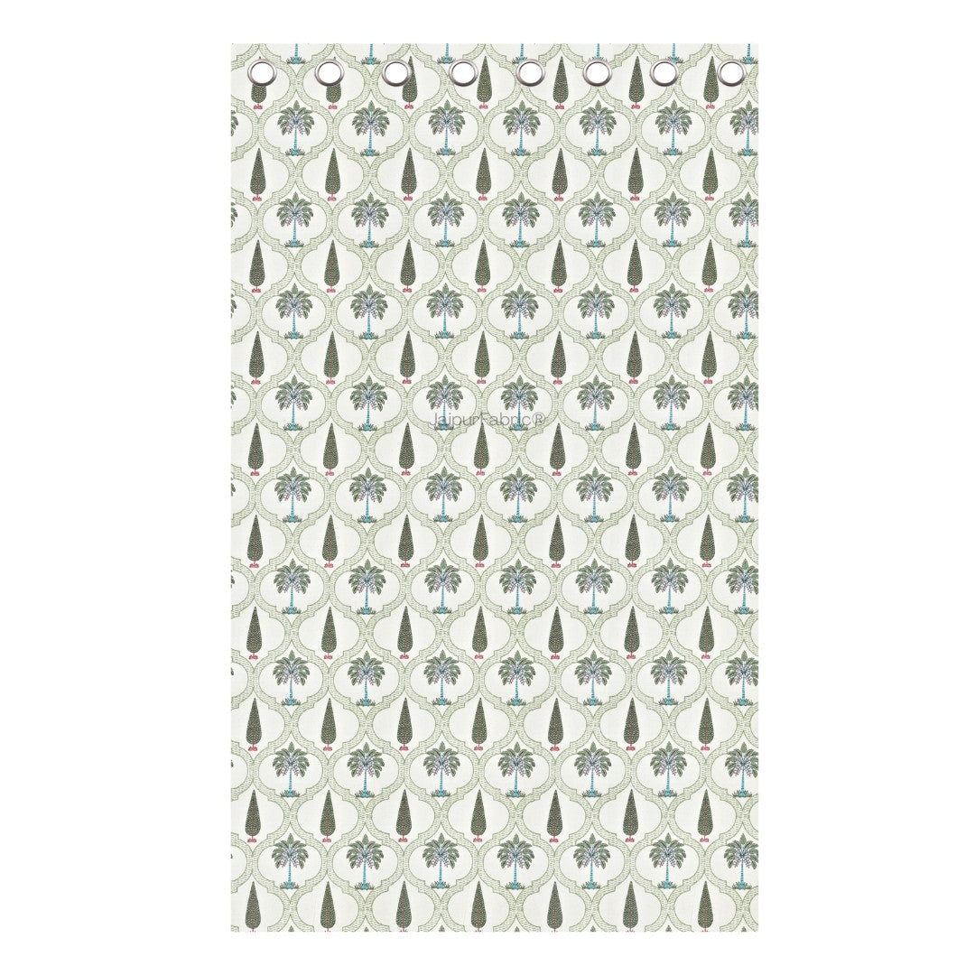 Hand Block Printroots Printed Curtains with Intricate Floral Designs