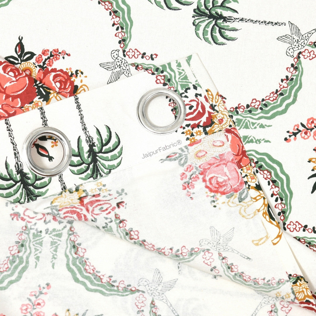 Printroots Classic Hand Block Printed Cotton Curtains India Blocks