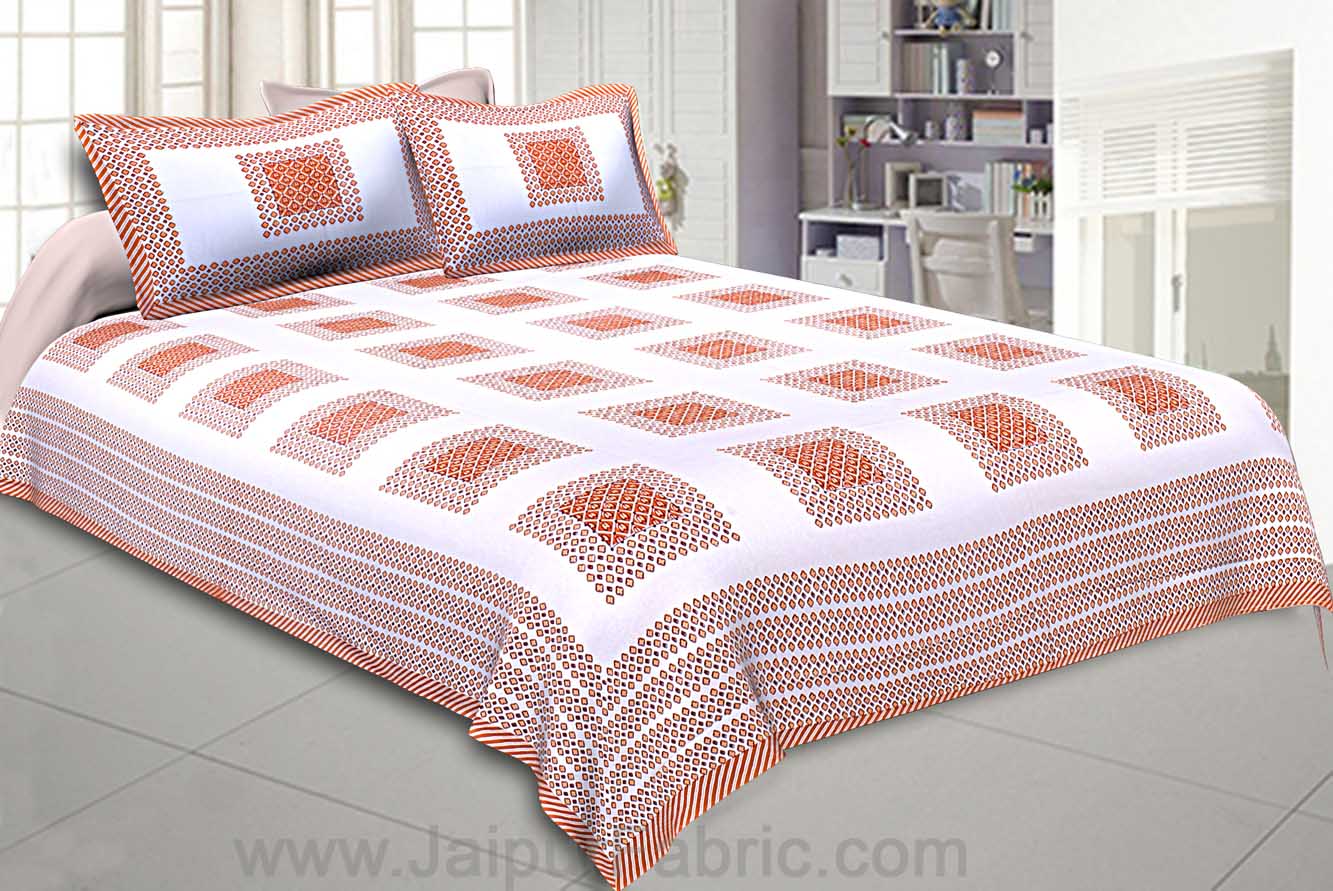 Cozy Comfort Cotton 4 Bedsheets + Pillow Covers for Double Beds