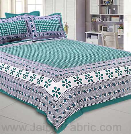 Double Delight Cotton Bedsheet Set for Luxurious Comfort