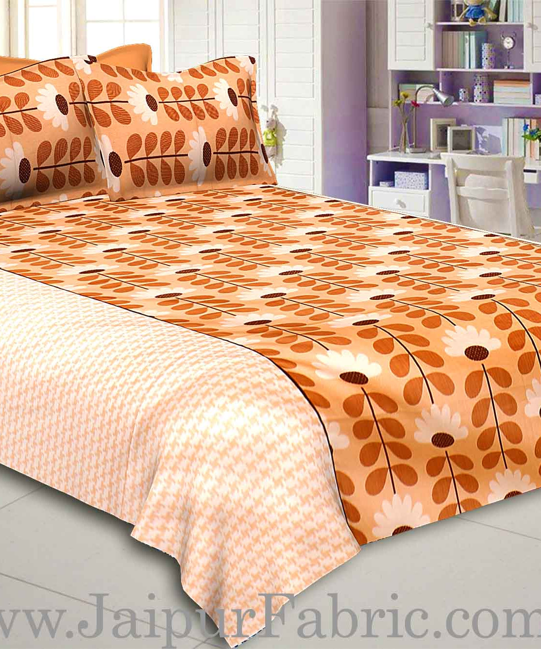 Pure Cotton Serenity Double Bed Set (4 Bedsheets + 8 Covers)