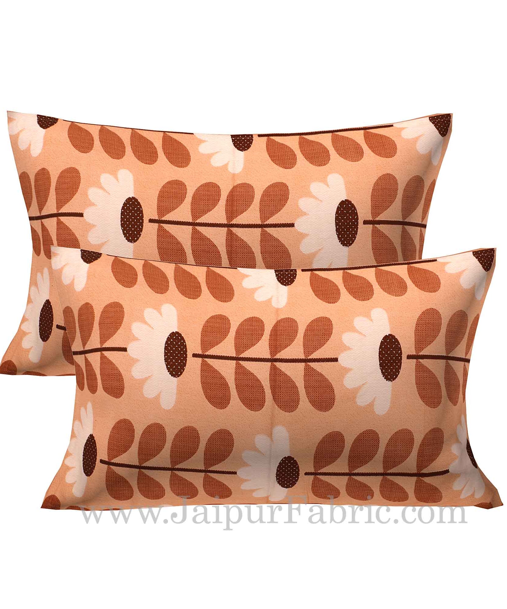 Pure Cotton Serenity Double Bed Set (4 Bedsheets + 8 Covers)