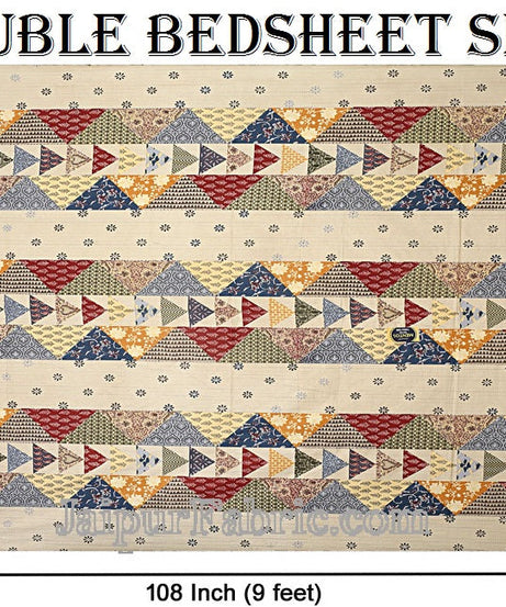 Beautiful Barmeri Bliss – 1 Double Bedsheet + 1 Single Bedsheet + 4 Pillow Covers