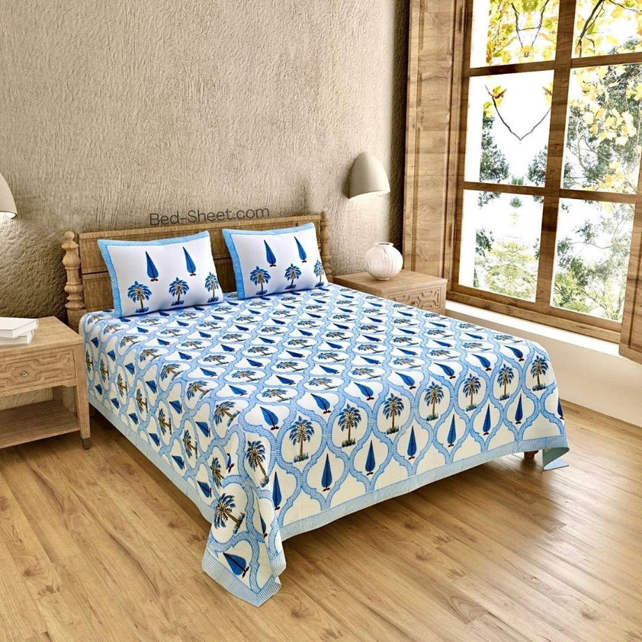 Original Exquisite Block Print Cotton Bedsheet