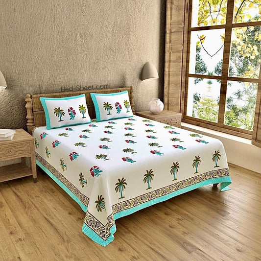 Masterpiece Block Print Cotton Bedsheet