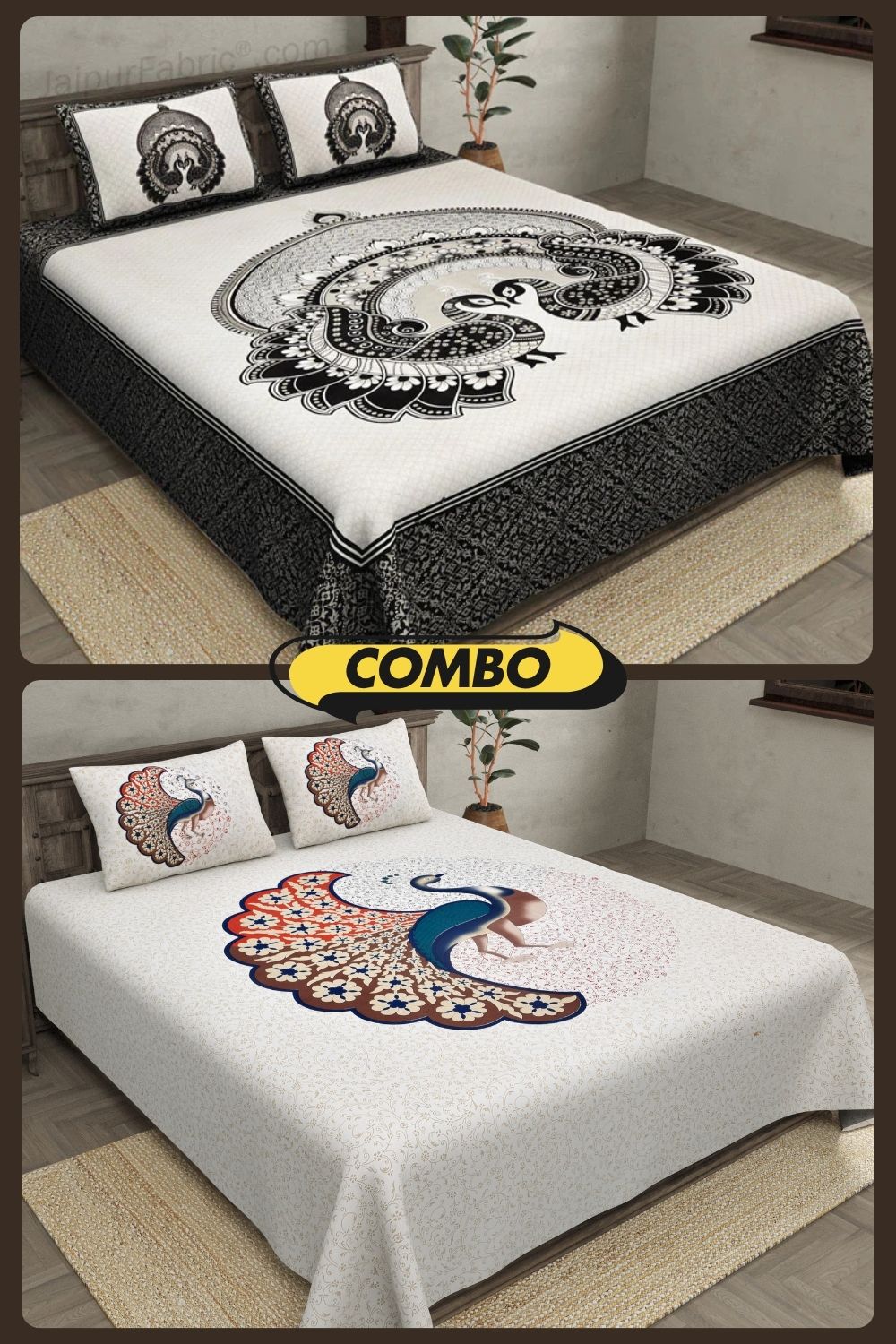 Dancing Peacock Duo Combo Set