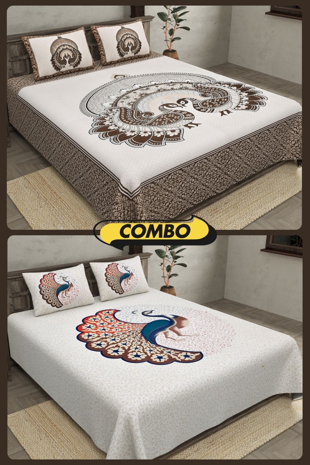 Rain Dance Peacock Combo Set