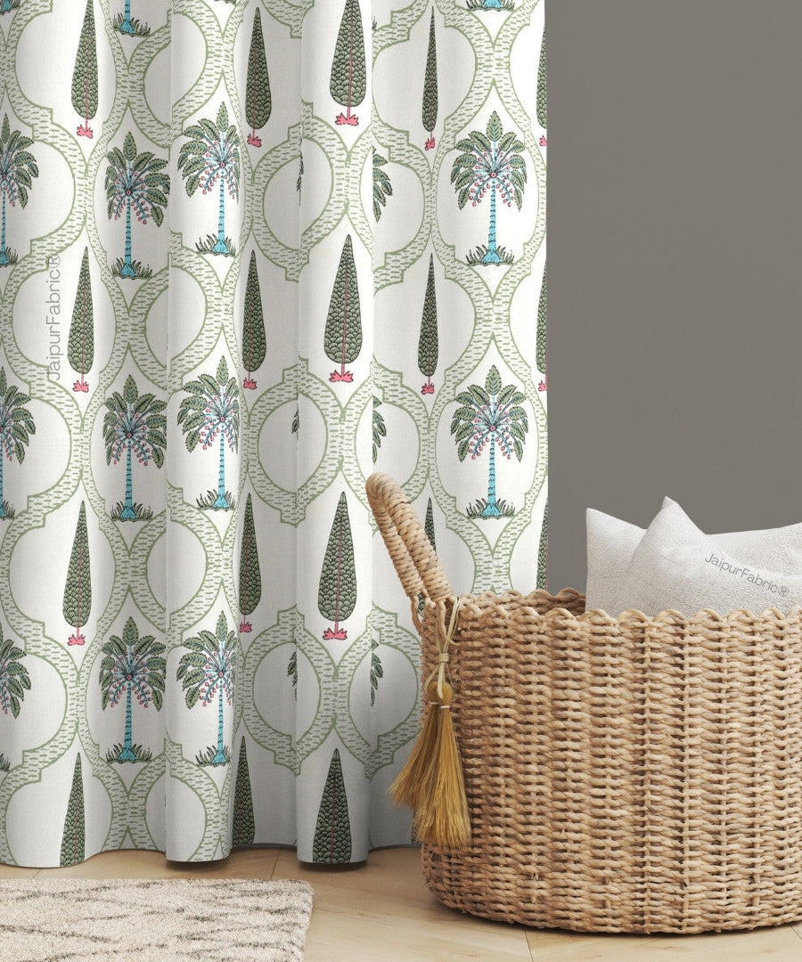 Hand Block Printroots Printed Curtains with Intricate Floral Designs