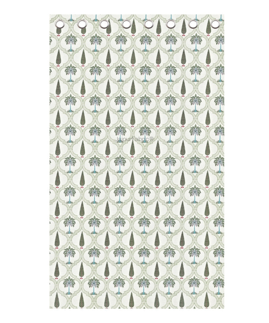 Hand Block Printroots Printed Curtains with Intricate Floral Designs