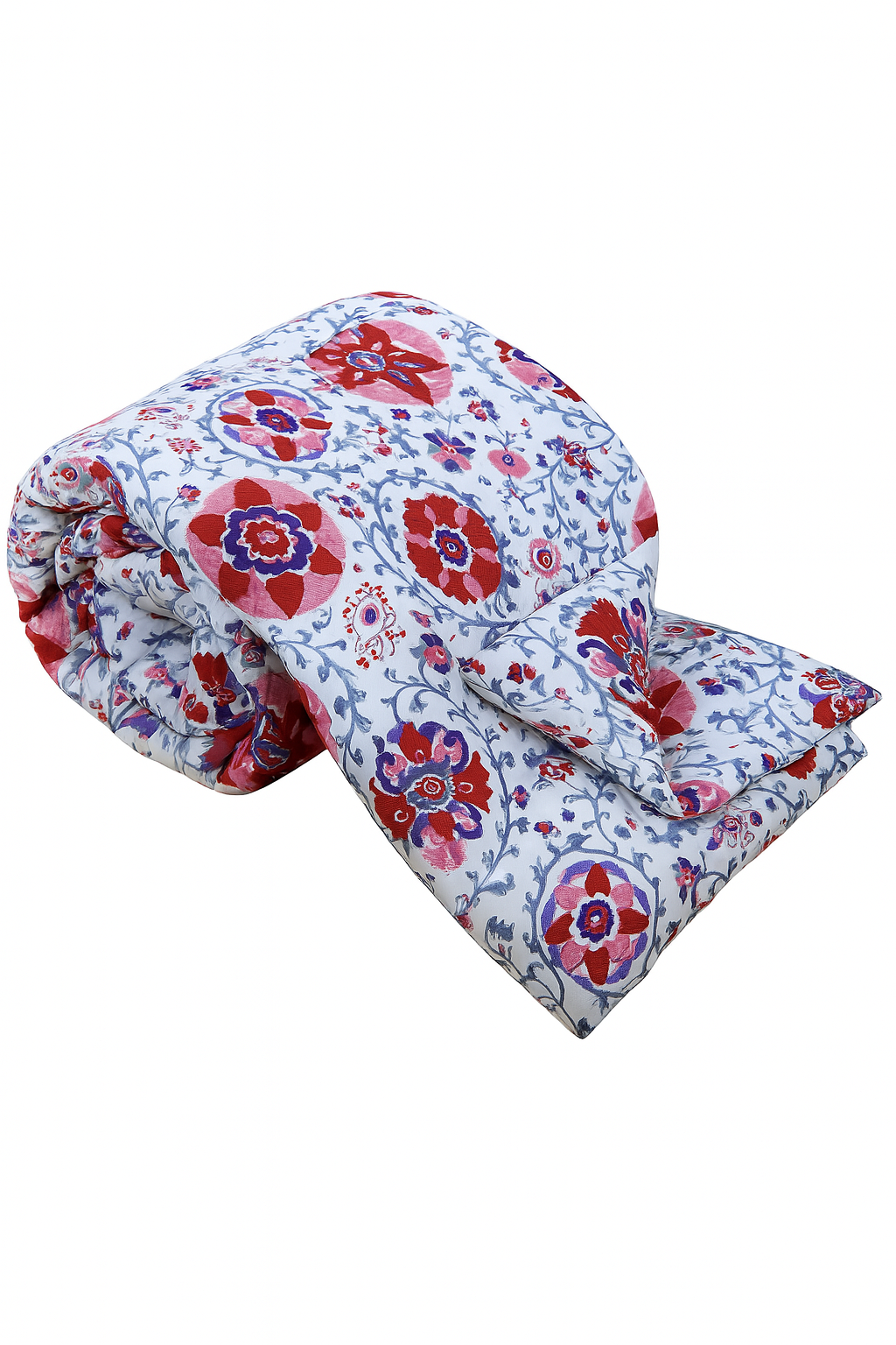 Pink Daffodil King Size Double Comforter