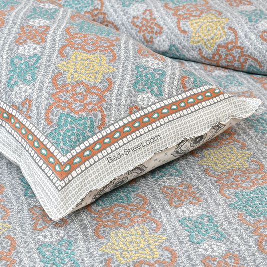 Sober Beauty Jaipur Fabric Double Bed Sheet