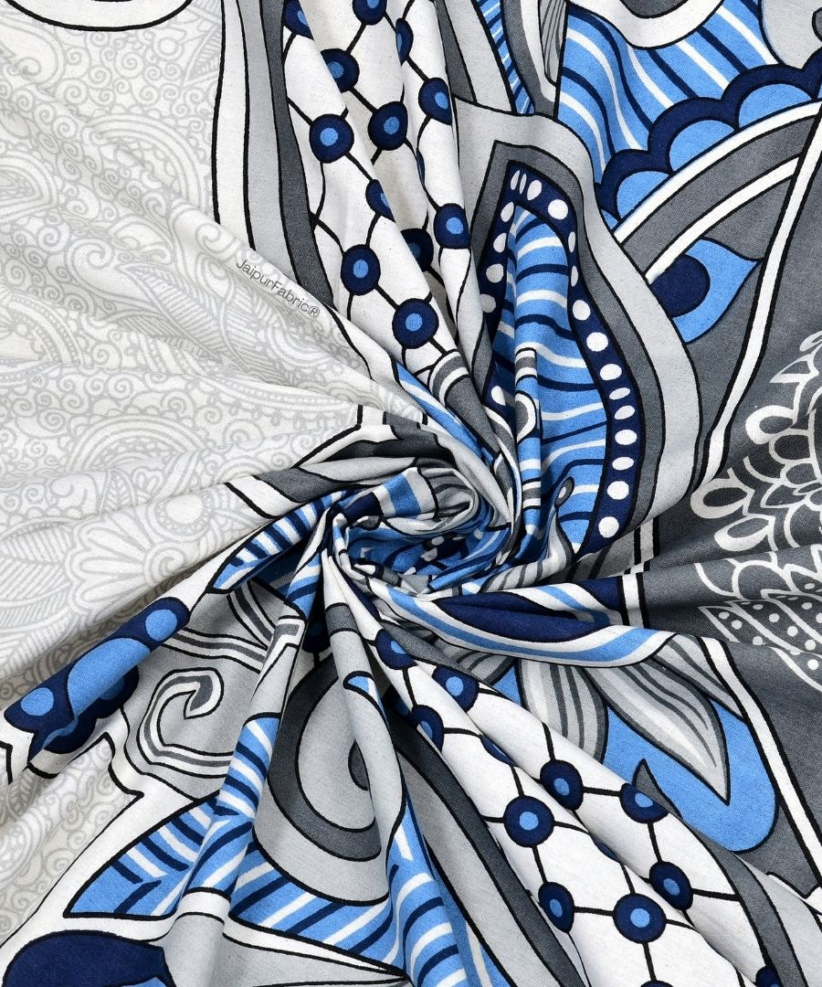 Cosmic Kolam Double Bed Sheet (Choose Color)