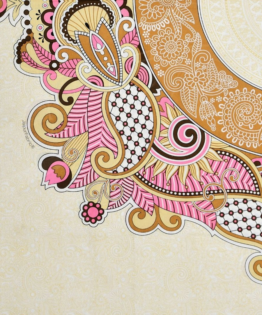 Cosmic Kolam Double Bed Sheet (Choose Color)