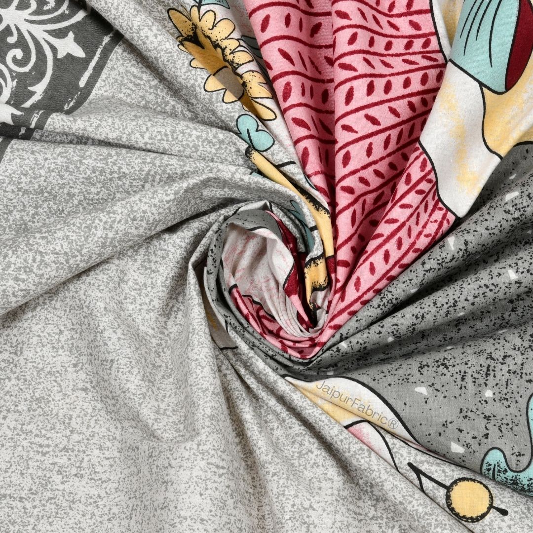 Charming Goose Green Pure Cotton Double Bedsheet