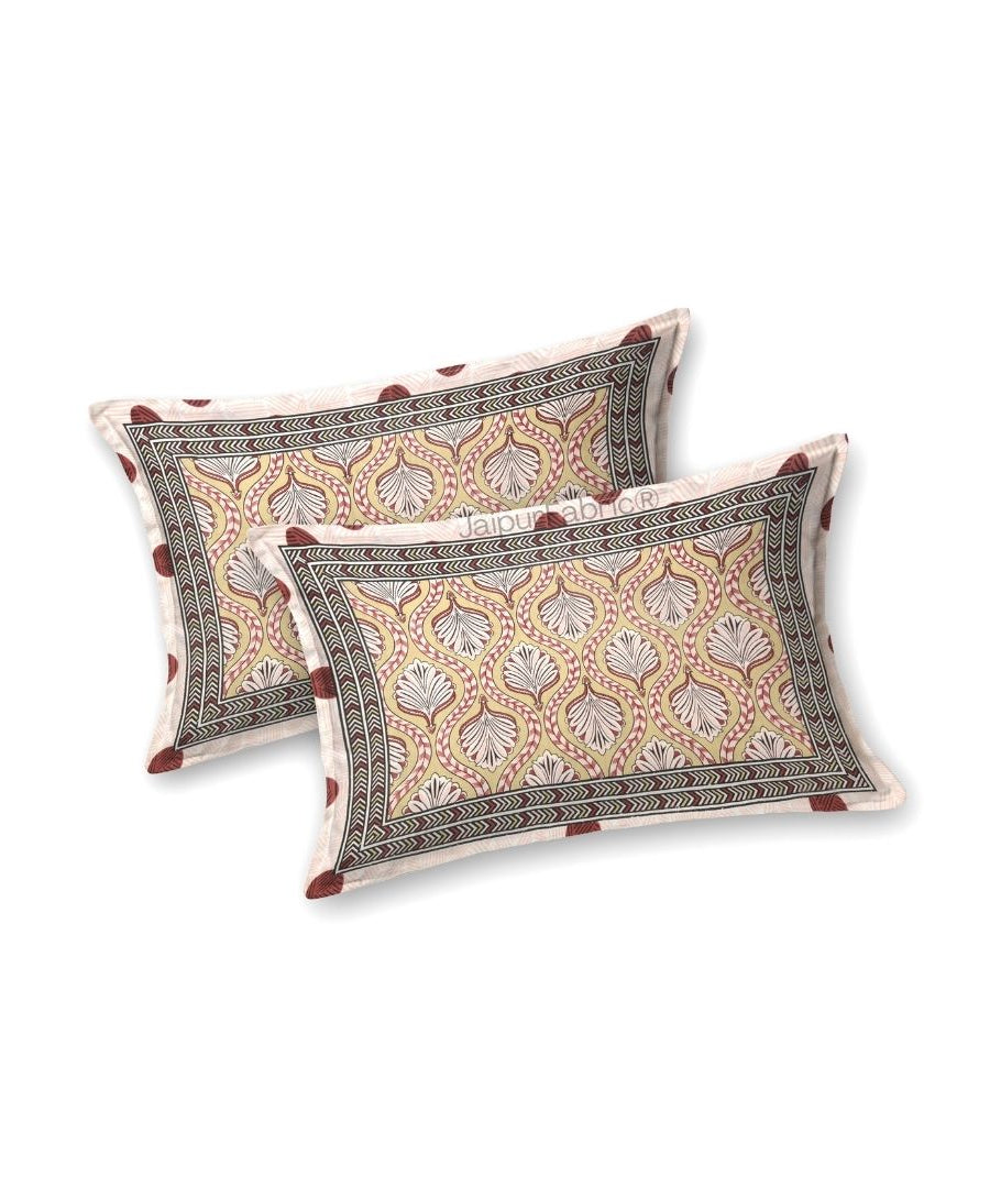 Charming Pink and Red Polka Dot Pure Cotton Double Bedsheet