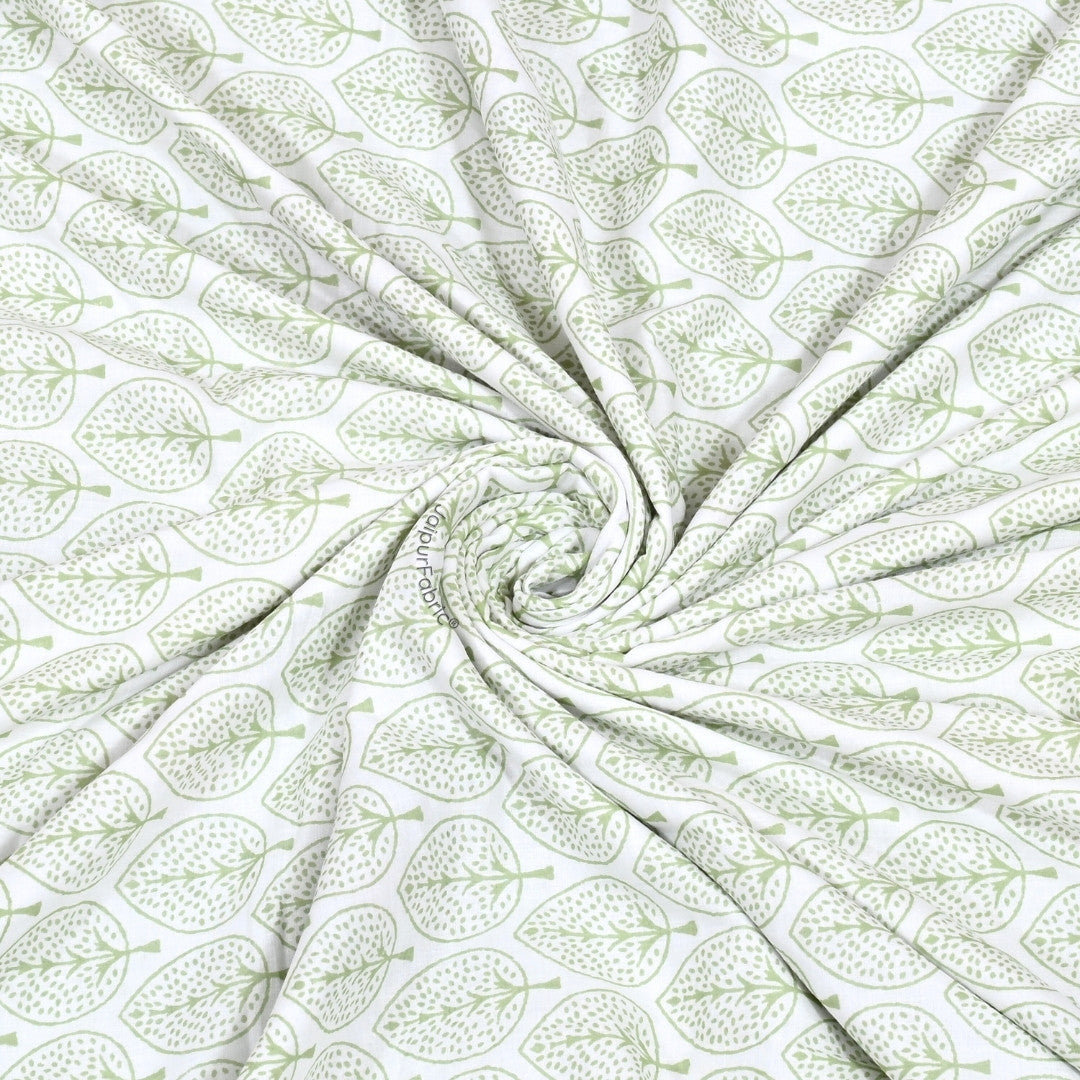 Bamboo Peach Block Print 400 TC Pure Premium MulMul Cotton Single Bed Dohar