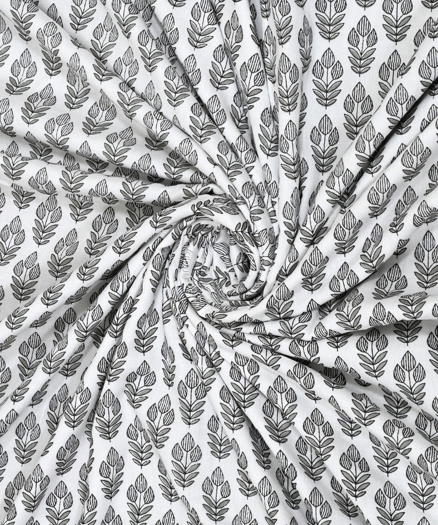 Soothing Calm Peach Block Print 400 TC Pure Premium MulMul Cotton Single Bed Dohar