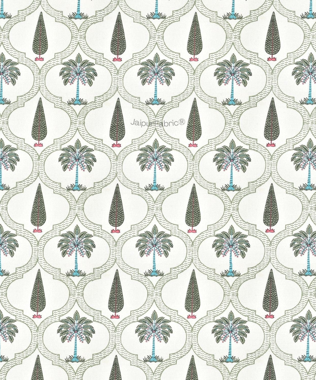 Hand Block Printroots Printed Double Bed Quilt with Intricate Floral Designs