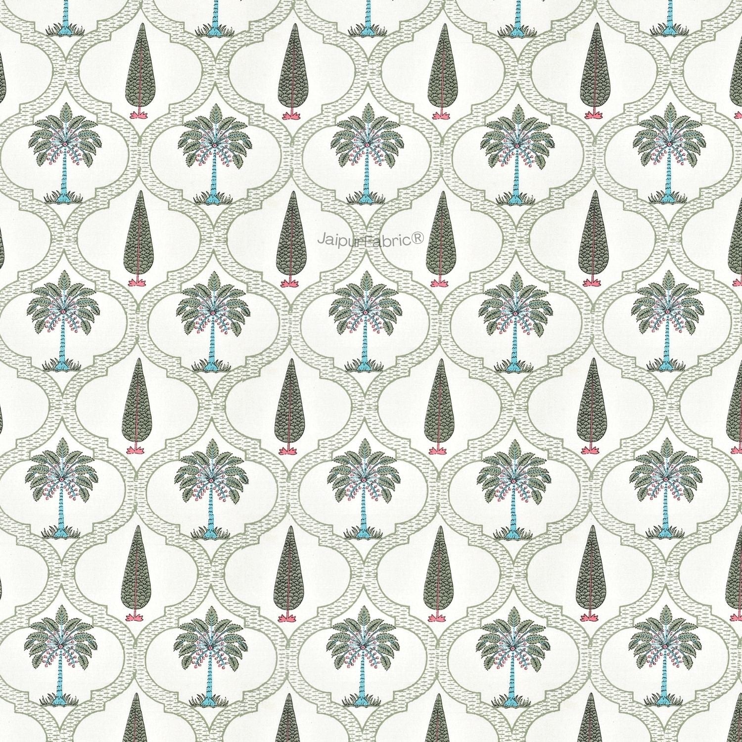 Hand Block Printroots Printed Double Bed Quilt with Intricate Floral Designs