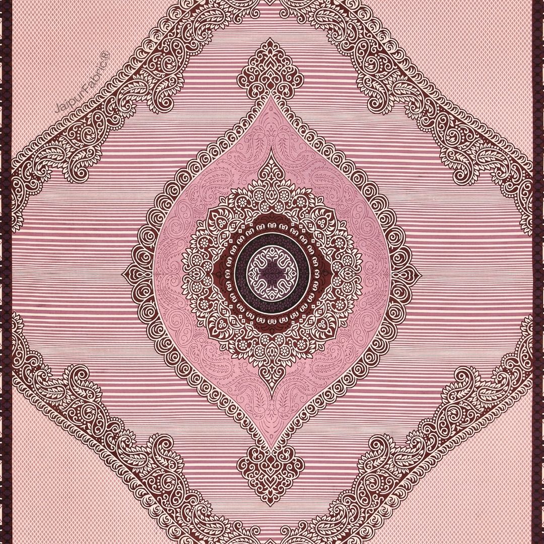 Shubh Labh Blush Elegance Luxurious Pure Cotton King Size Bedsheet