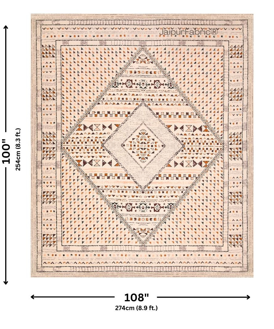 Peach Infinite Prosperity Pure Cotton King Size Bedsheet