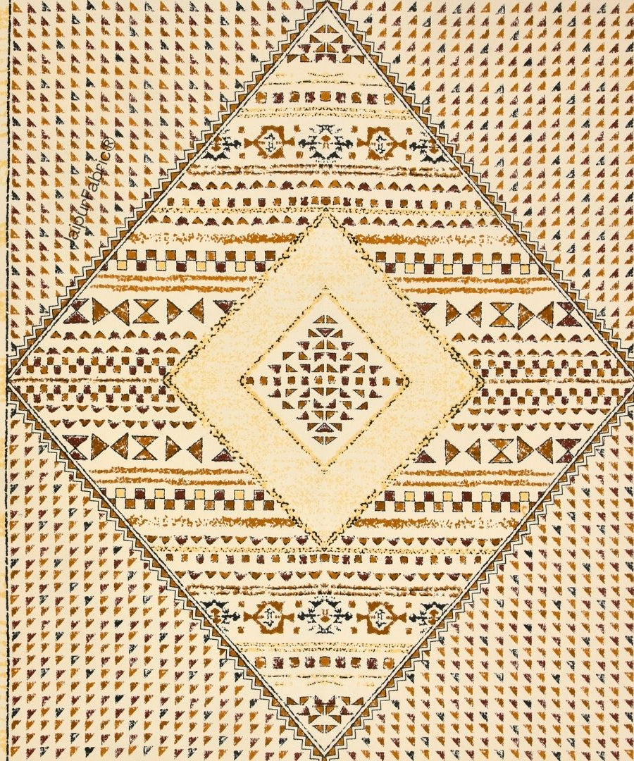 Golden Infinite Prosperity Pure Cotton King Size Bedsheet