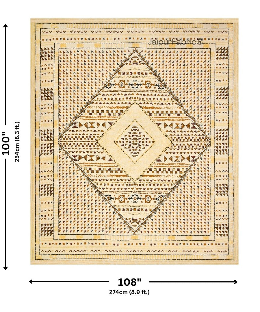 Golden Infinite Prosperity Pure Cotton King Size Bedsheet