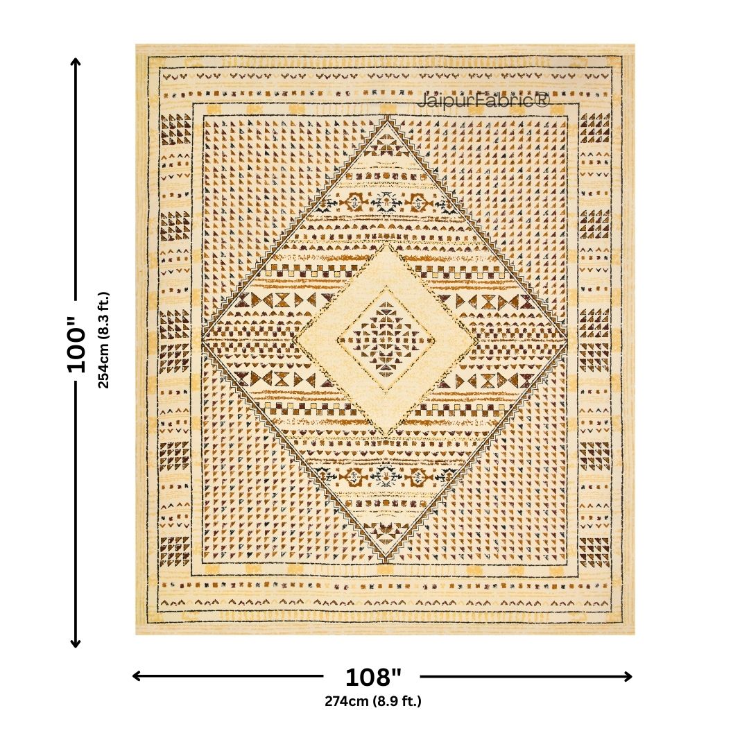 Golden Infinite Prosperity Pure Cotton King Size Bedsheet