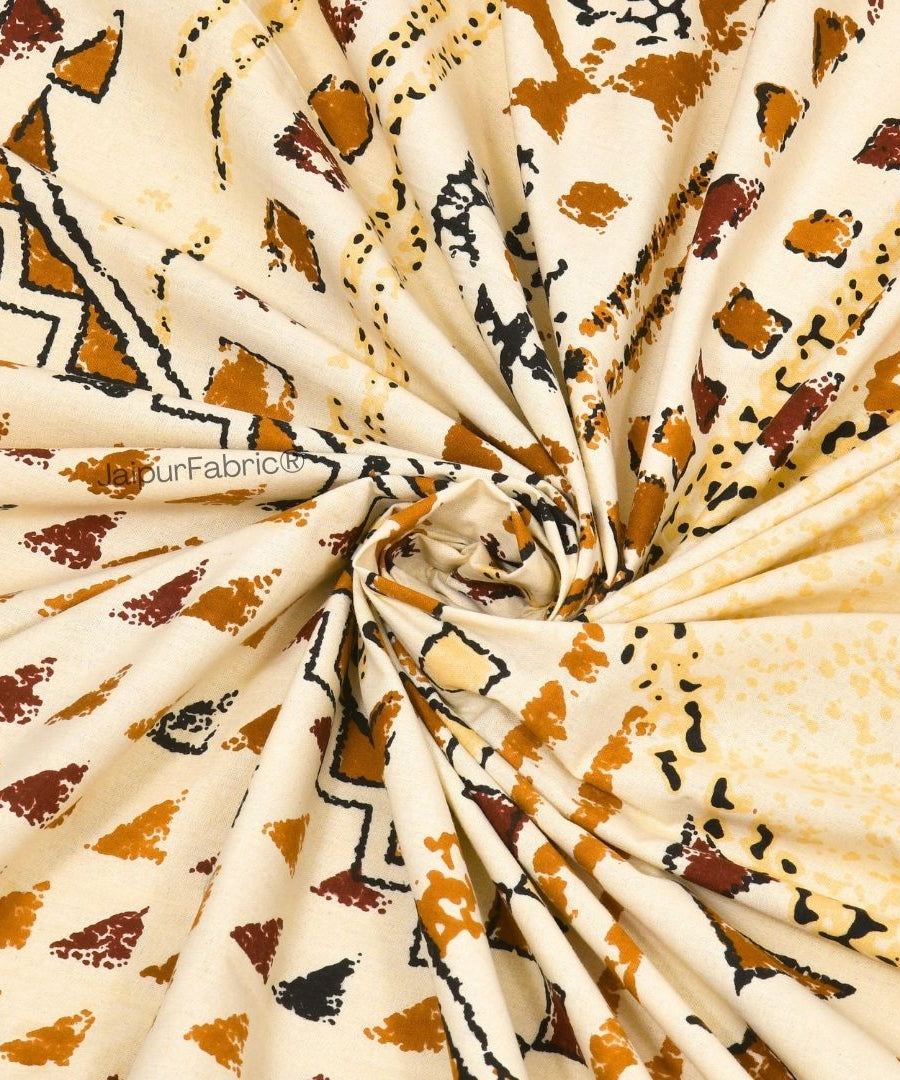 Golden Infinite Prosperity Pure Cotton King Size Bedsheet