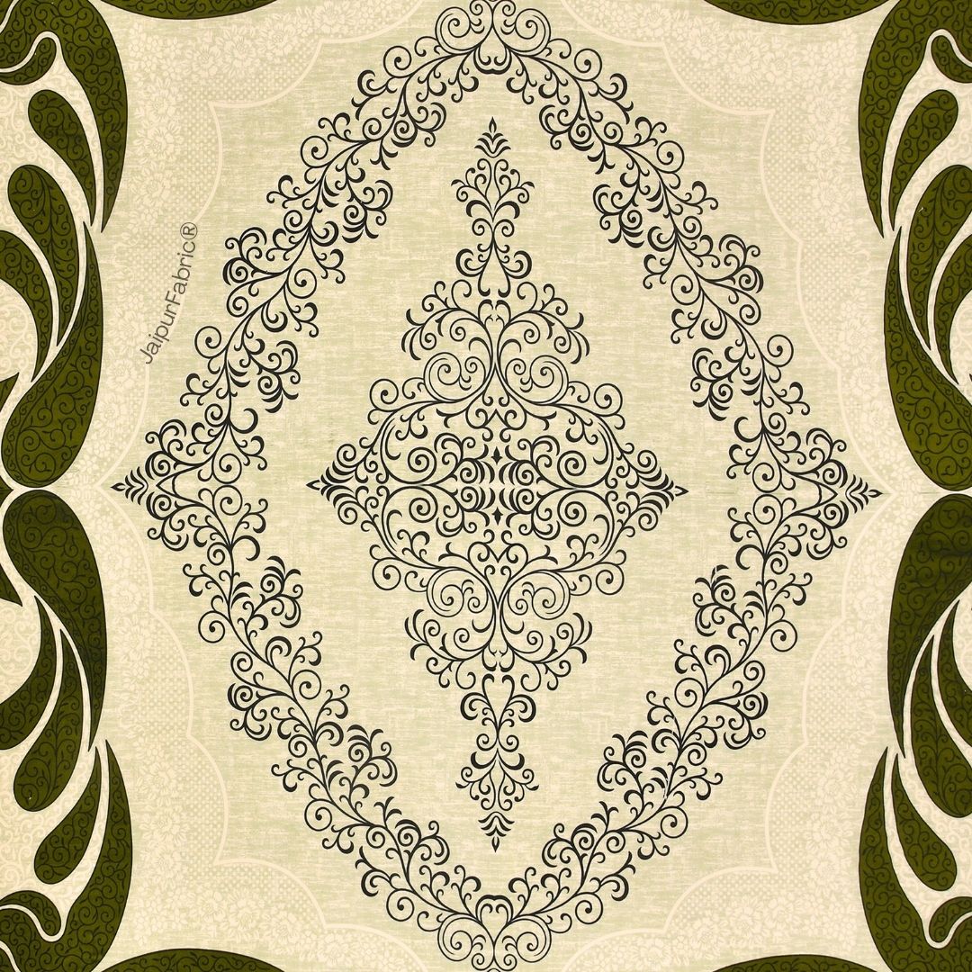 Lakshmi Rath Emerald Glory Pure Cotton King Size Bedsheet