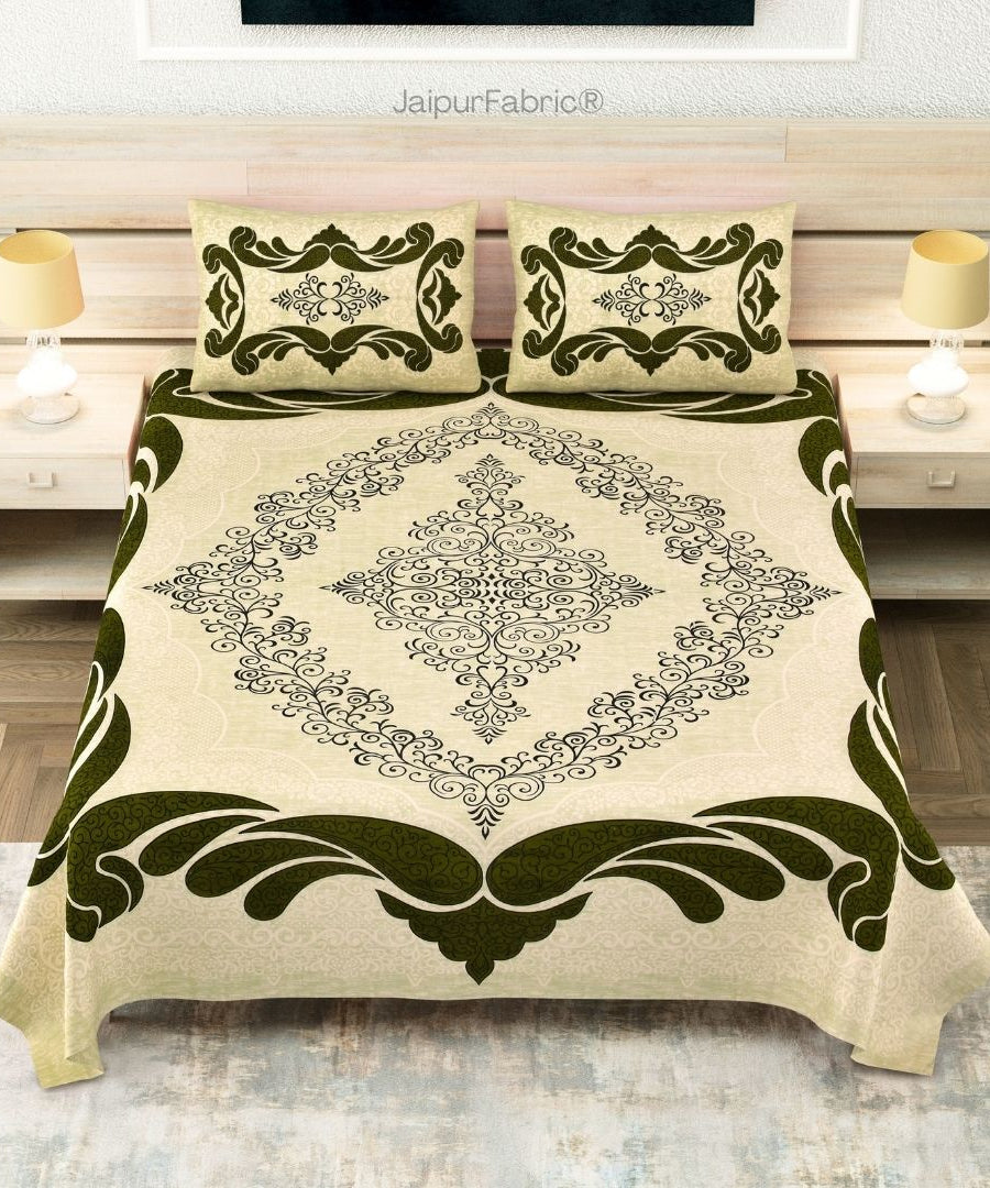 Lakshmi Rath Emerald Glory Pure Cotton King Size Bedsheet