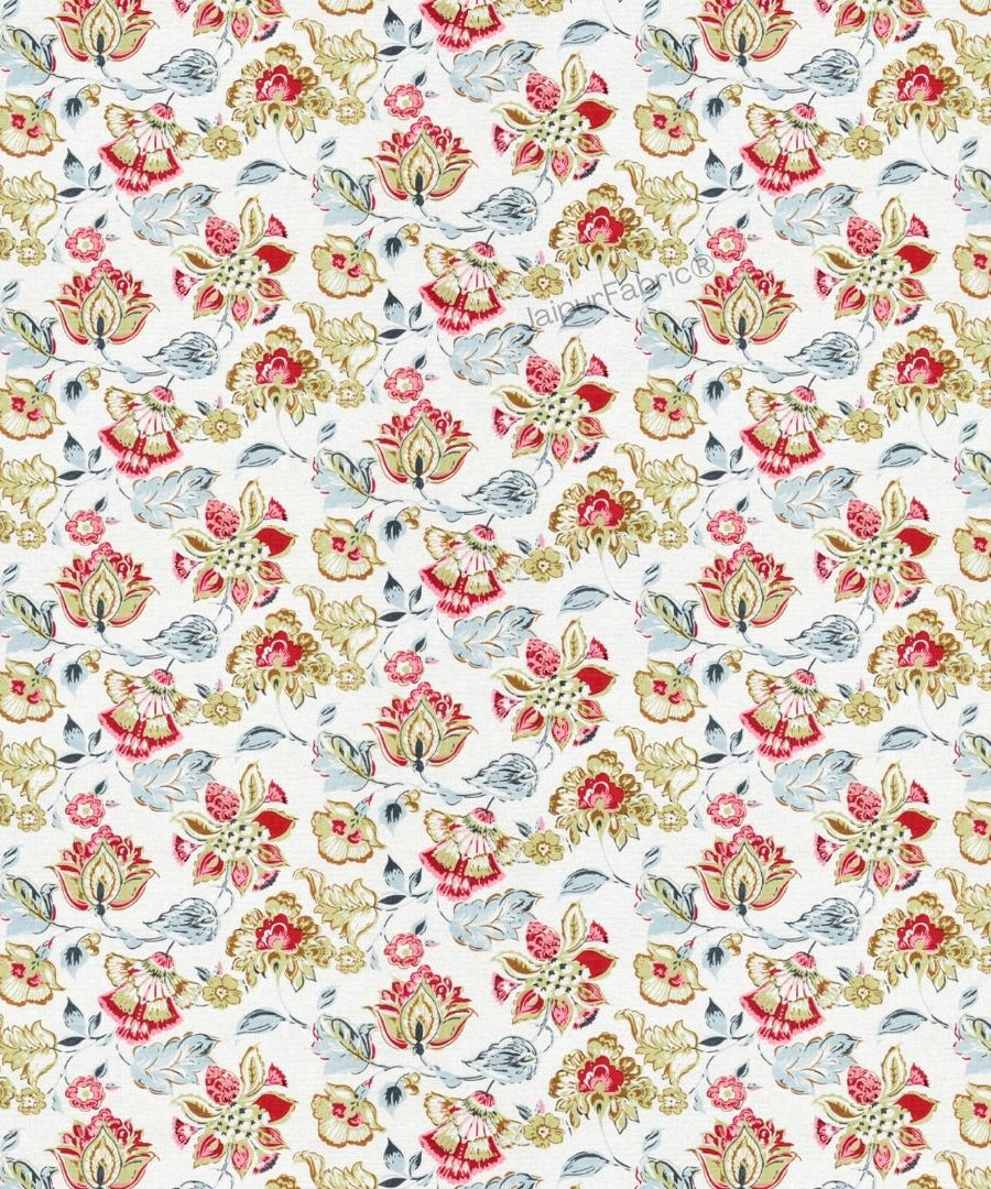 Floral Bliss Midnight Blue Pure Cotton King Size Bedsheet