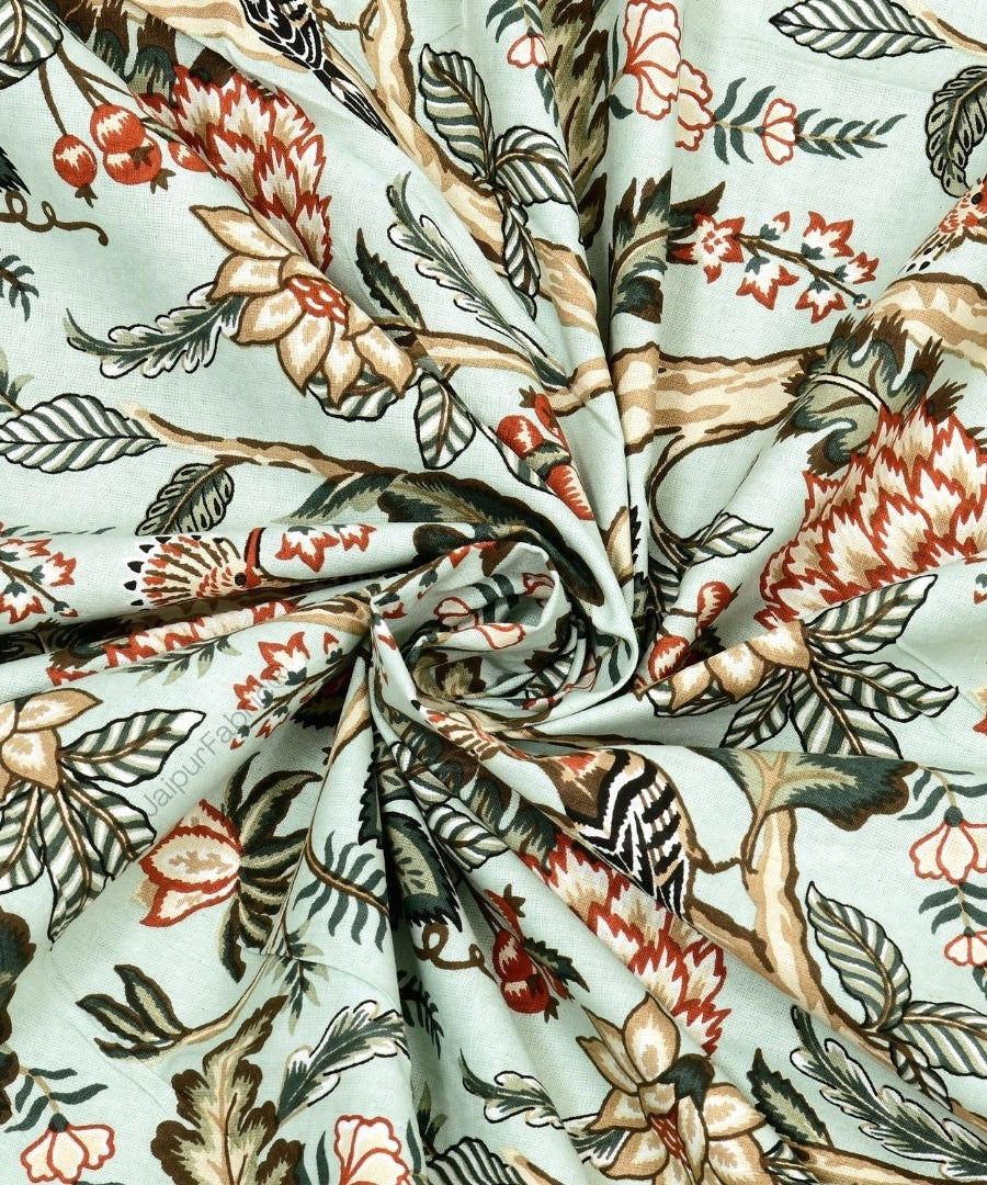 Wildwood Harmony Ash Grey Pure Cotton King Size Bedsheet