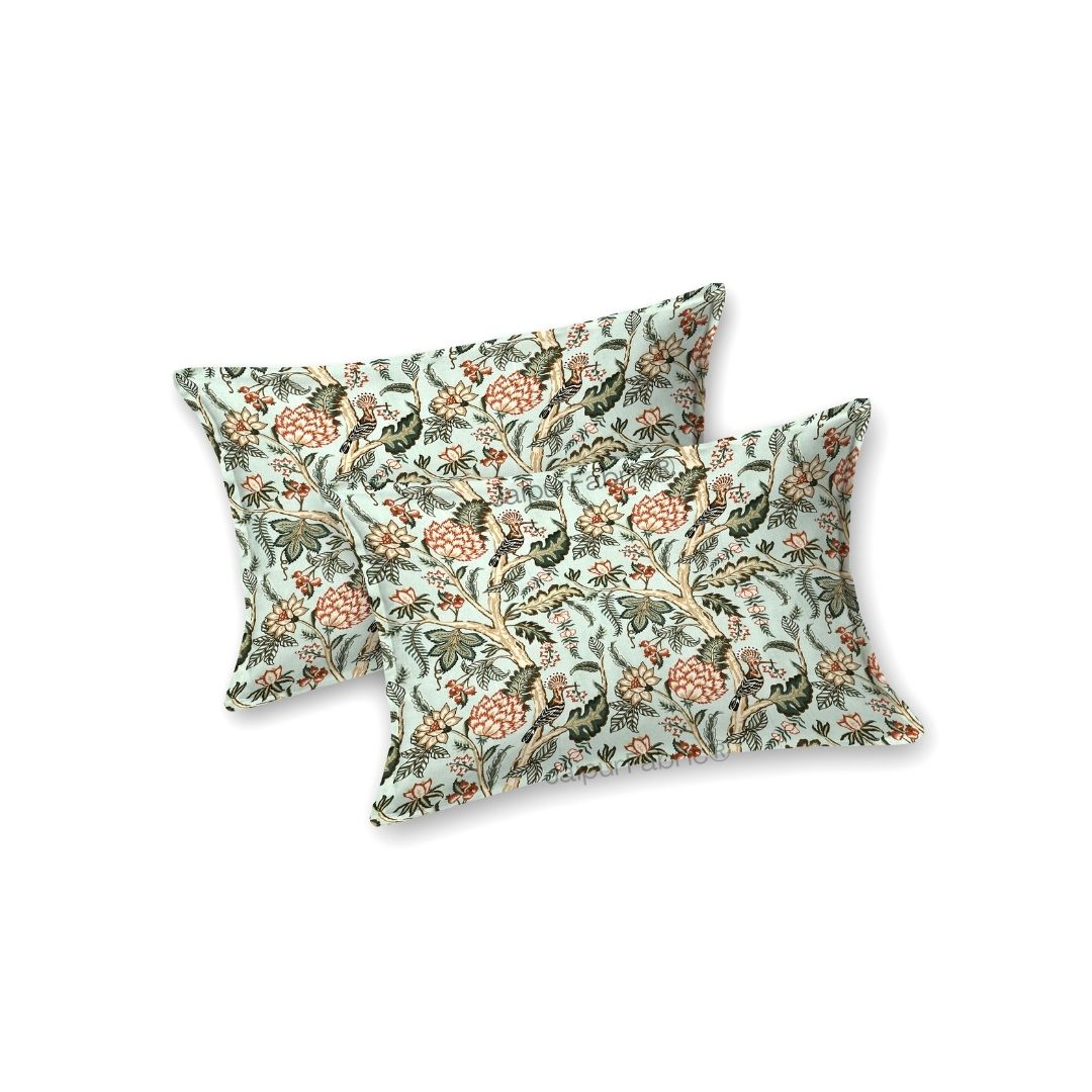 Wildwood Harmony Ash Grey Pure Cotton King Size Bedsheet