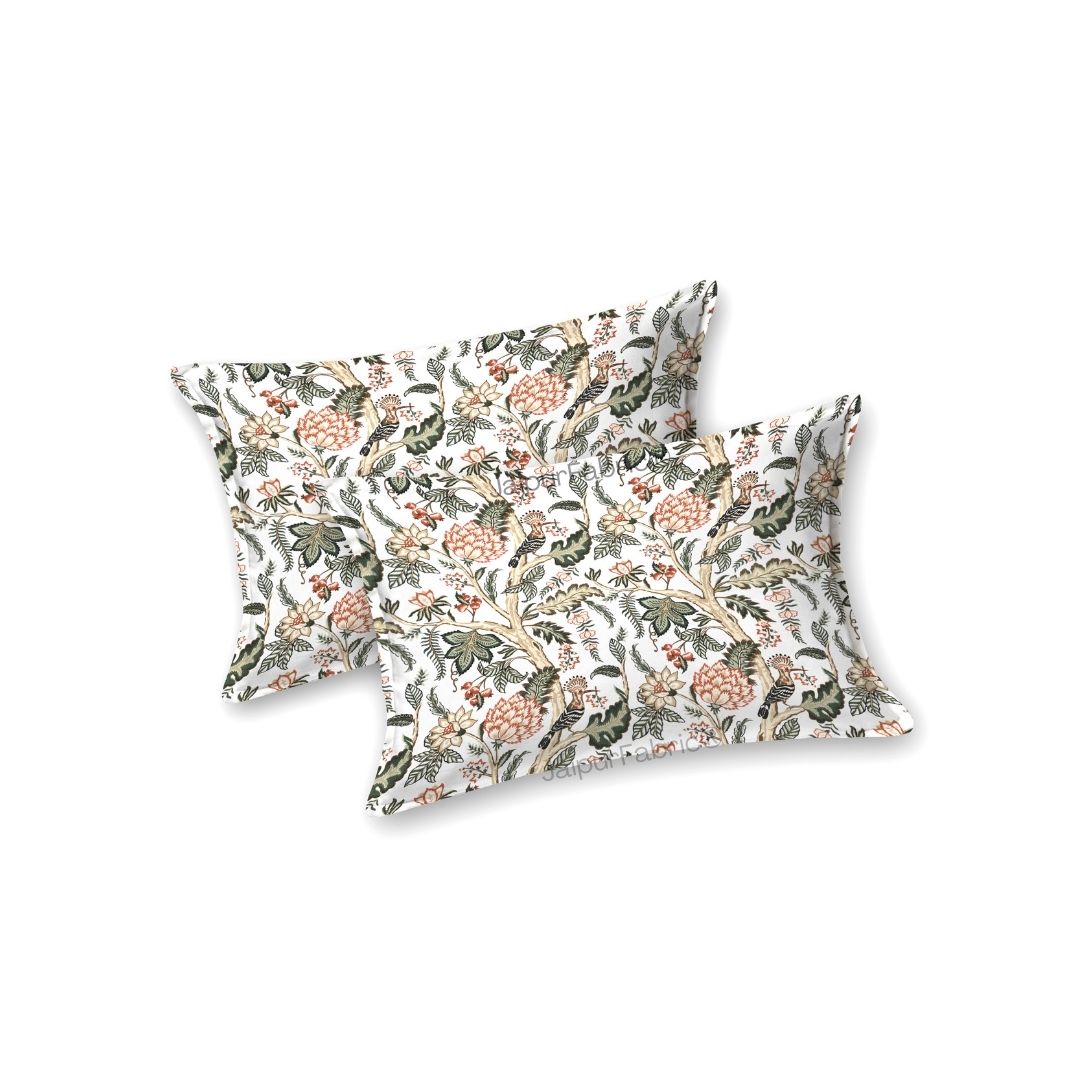 Wildwood Harmony Walnut Brown Pure Cotton King Size Bedsheet