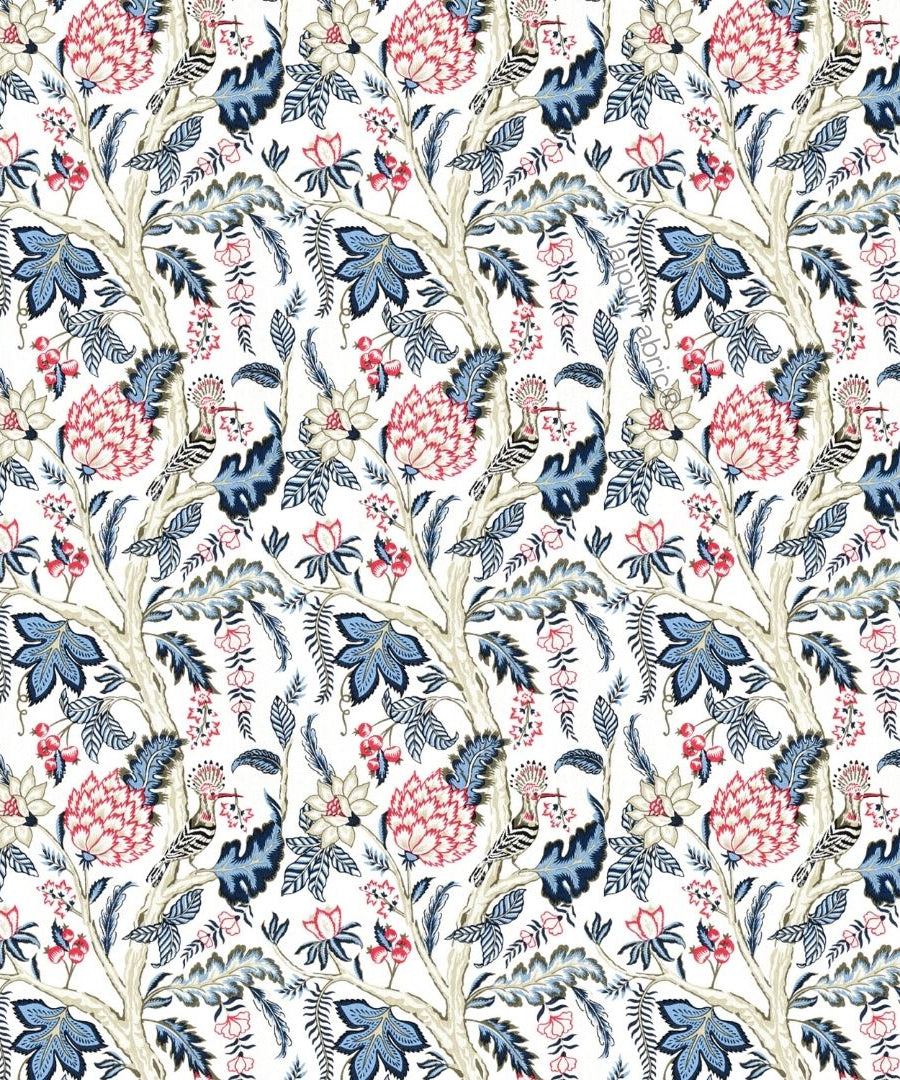 Wildwood Harmony Ocean Teal Pure Cotton King Size Bedsheet