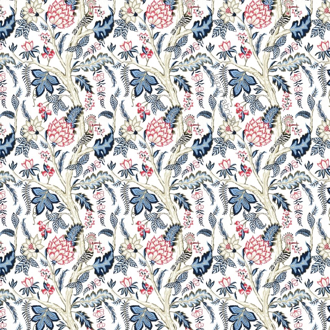 Wildwood Harmony Ocean Teal Pure Cotton King Size Bedsheet