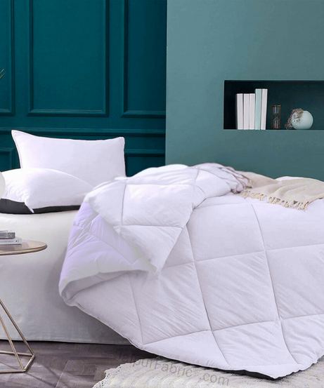 Snow Bliss White Double Bed Comforter