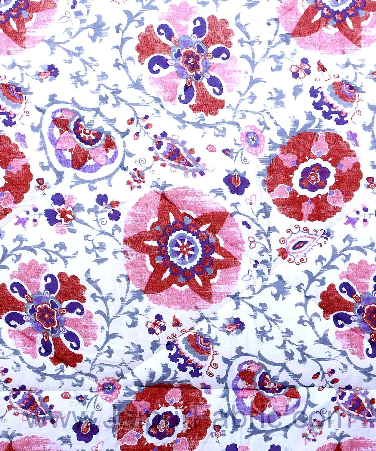 Pink Daffodil King Size Double Comforter