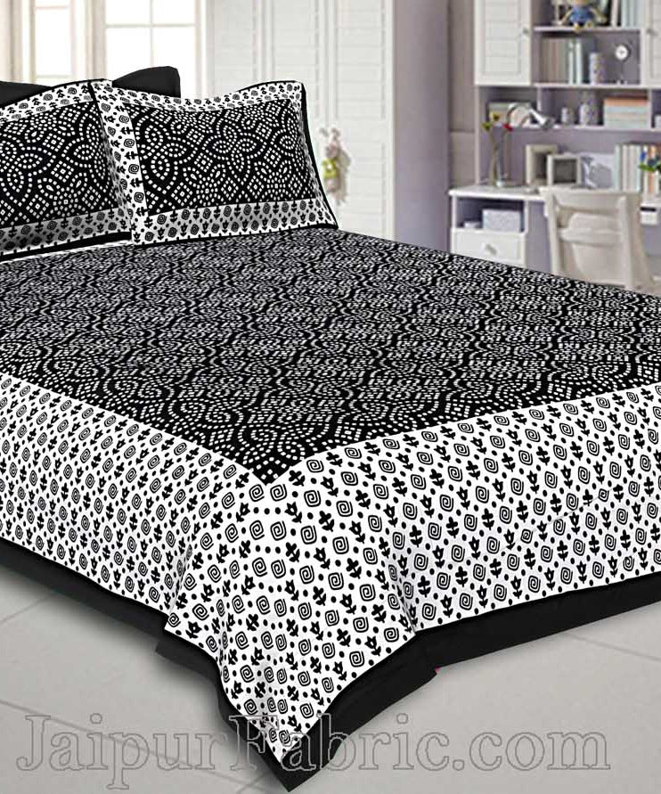 Designer's Dream Multicolor Double Bed Set with 8 Pillow Covers