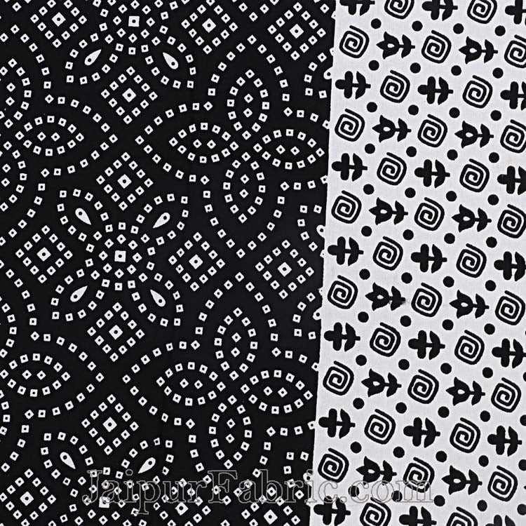 Designer's Dream Multicolor Double Bed Set with 8 Pillow Covers