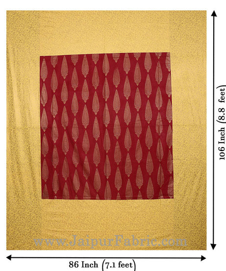 COMBO356 Beautiful Patola Bedsheet + 4 Pillow Cover