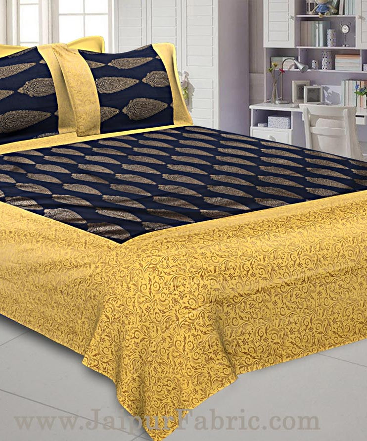 COMBO356 Beautiful Patola Bedsheet + 4 Pillow Cover
