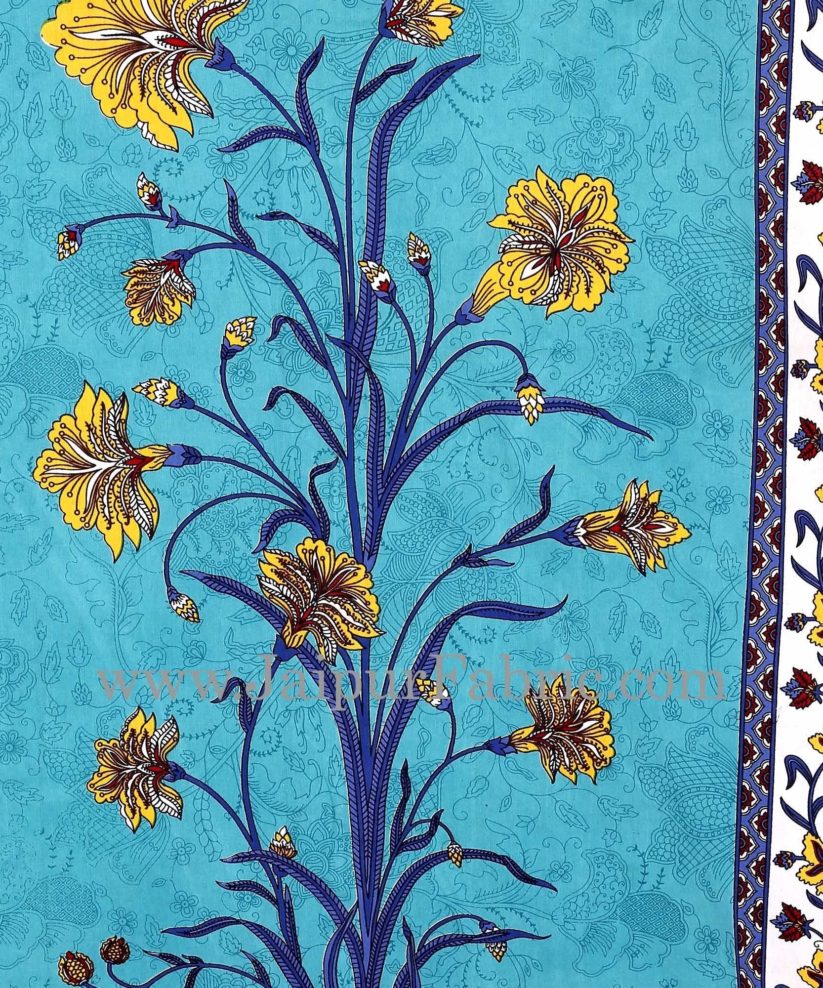 Vibrant Heritage Cotton Double Bedsheet Collection