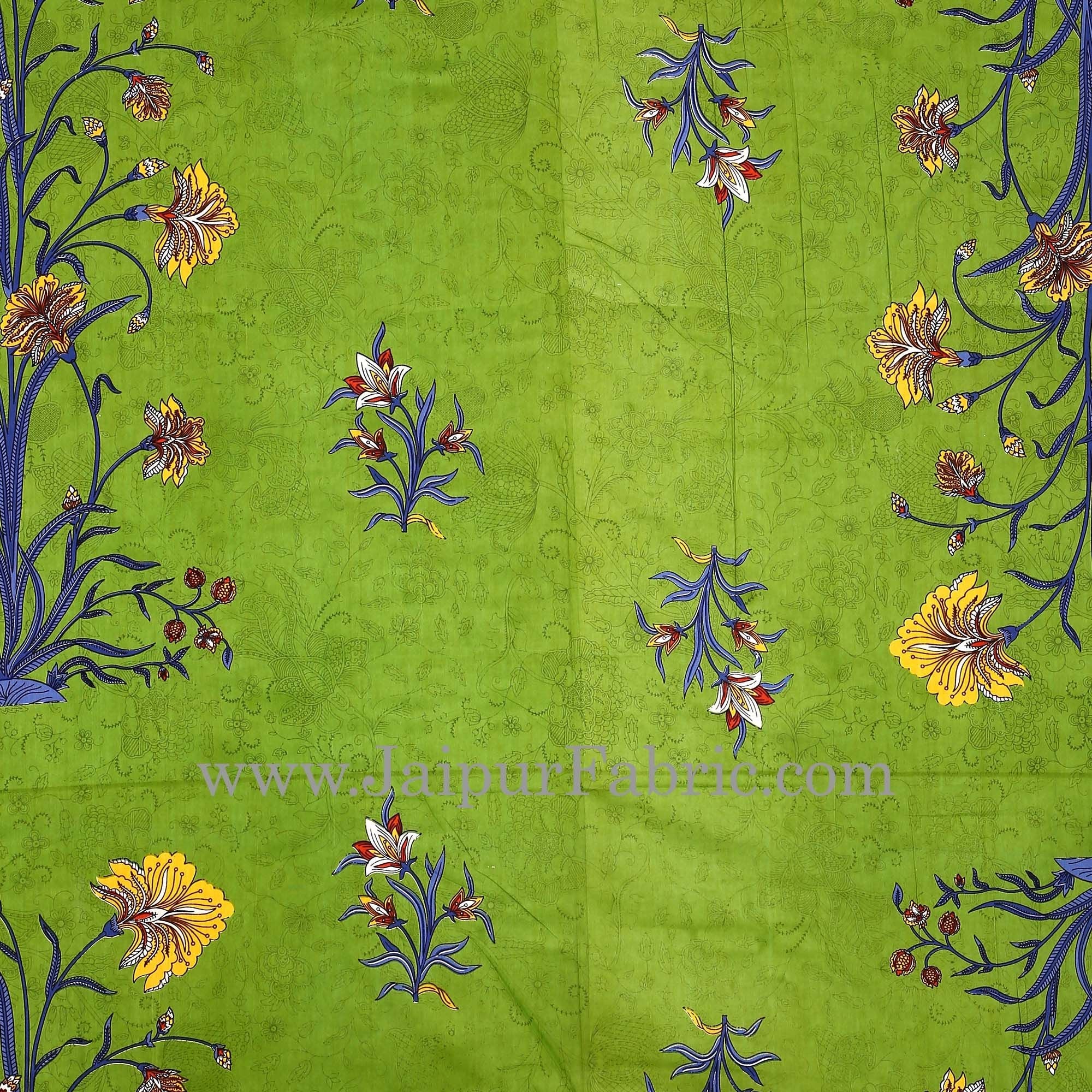 Tree Print Cotton Double Bedsheet Combo of 4