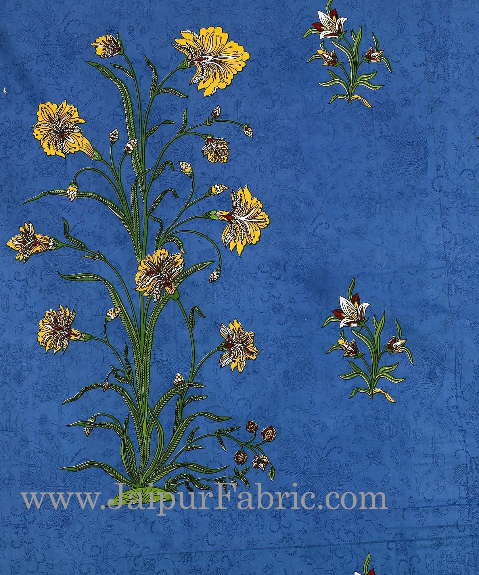 Tree Print Cotton Double Bedsheet Combo of 4