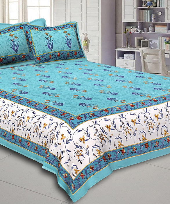 Timeless Cotton Charm 4 Bedsheets + 8 Pillow Covers Set