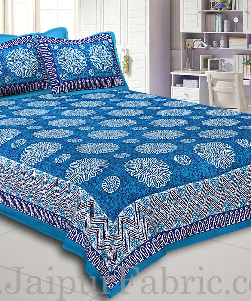 Cozy Comfort Cotton 4 Bedsheets + Pillow Covers for Double Beds