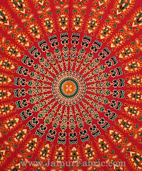 COMBO354 Beautiful Multicolor 2 Bedsheet + 4 Pillow Cover