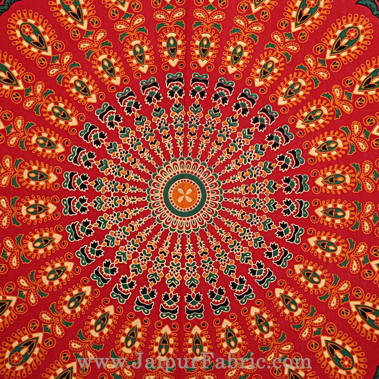 COMBO354 Beautiful Multicolor 2 Bedsheet + 4 Pillow Cover